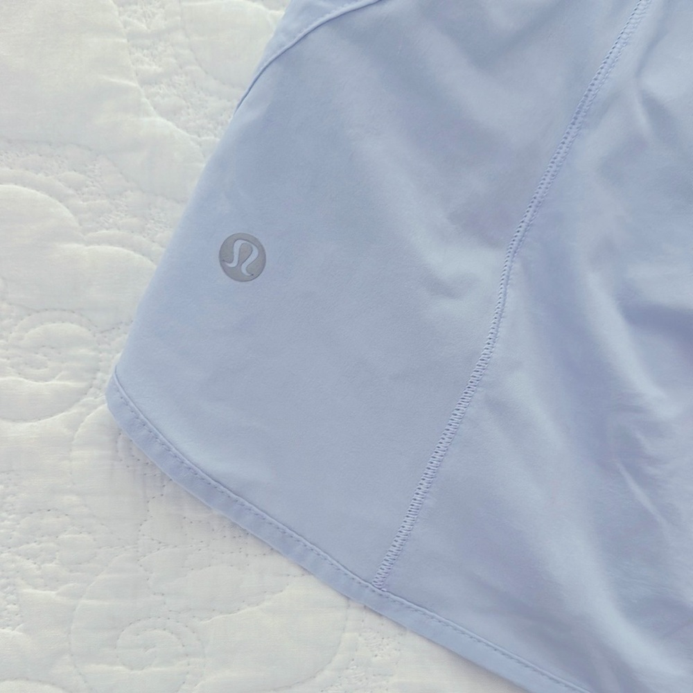 Lululemon Track That 5” Shorts Women’s Size 2 Pastel Blue Athletic Shorts - Picture 5 of 6